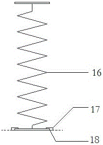 Railway tunnel bottom structure dynamic force model testing device and method