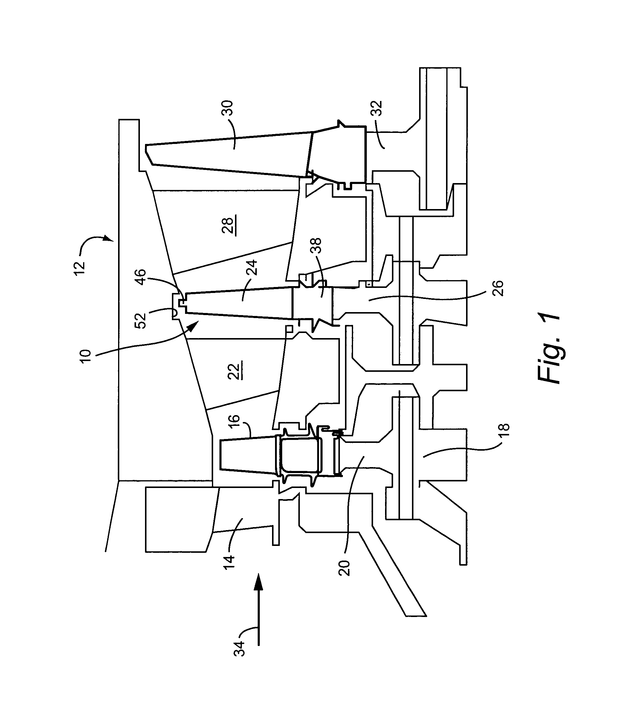 Center-located cutter teeth on shrouded turbine blades