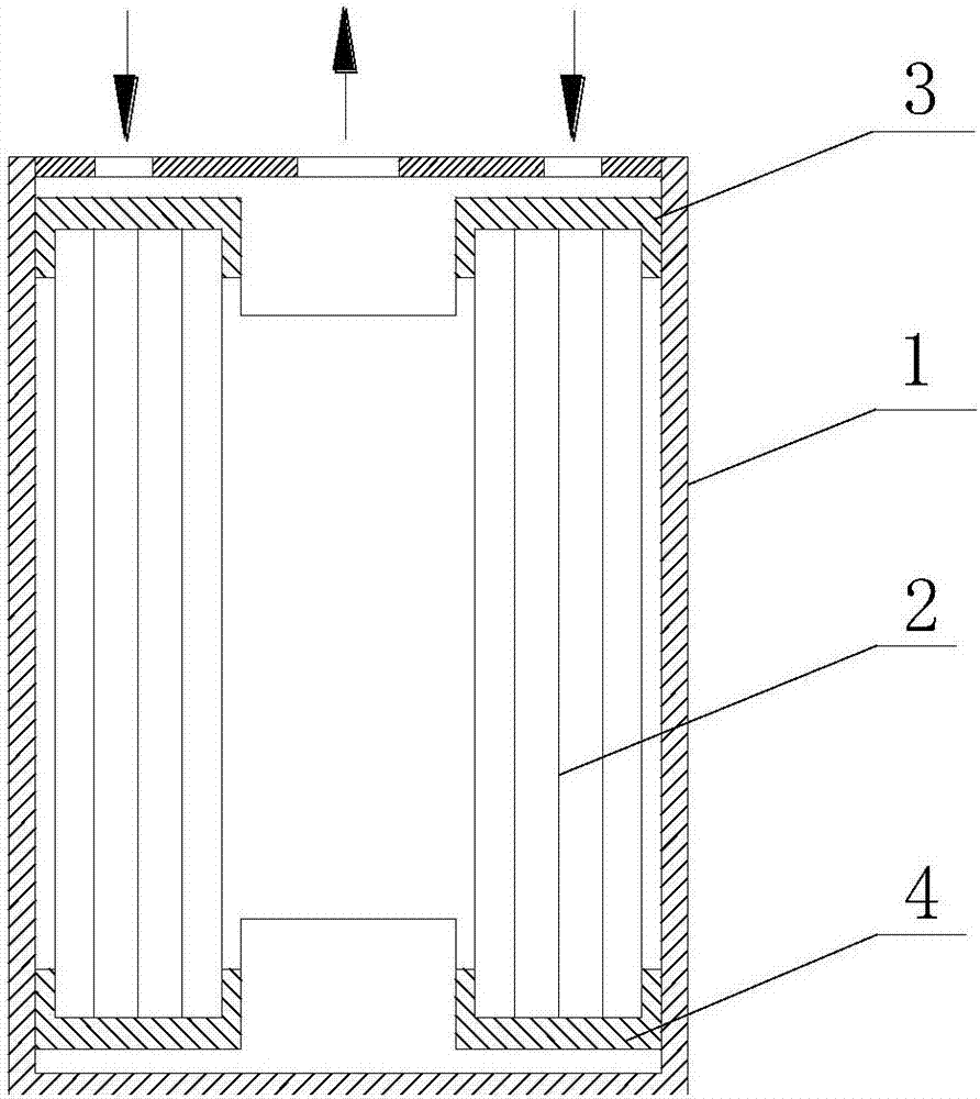 Core-tube-free efficient engine oil filter