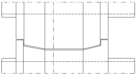 Continuous roller type cold bending forming method for sharp-angled rectangular tube