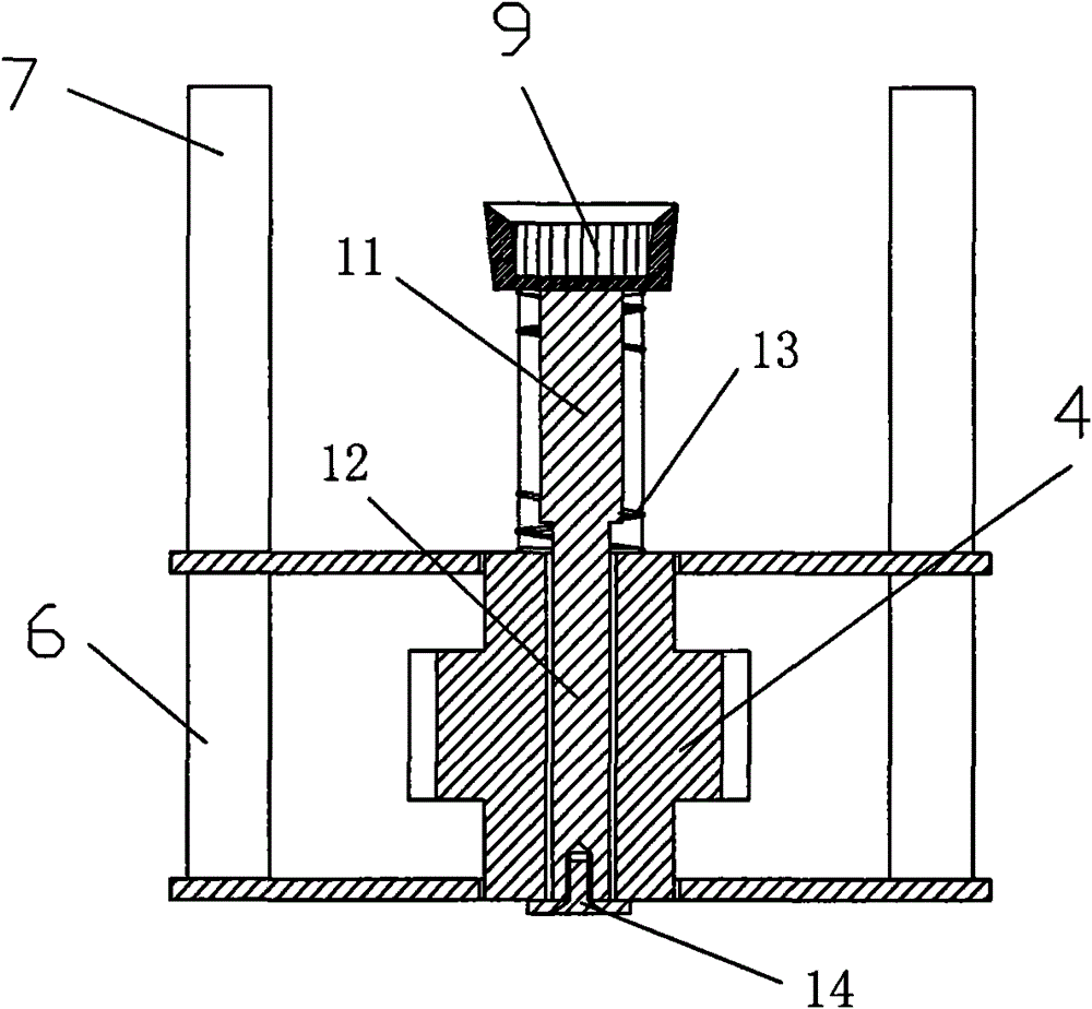 Casting and retreating device for press plate