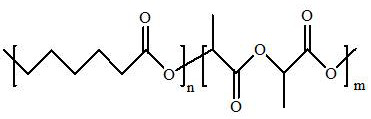 Preparation method of degradable tissue glue based on polylactic acid and polycaprolactone copolymer