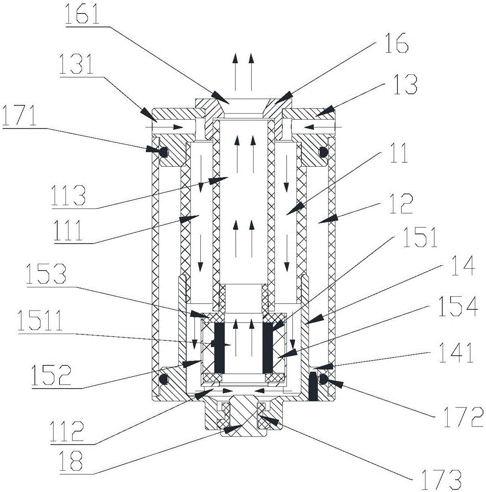 Large-smoke-amount electronic-cigarette atomization device