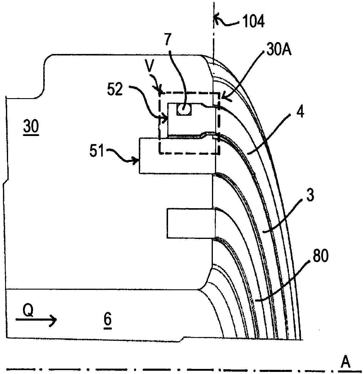 Sealing assembly for an industrial gate valve and valve comprising such sealing assembly