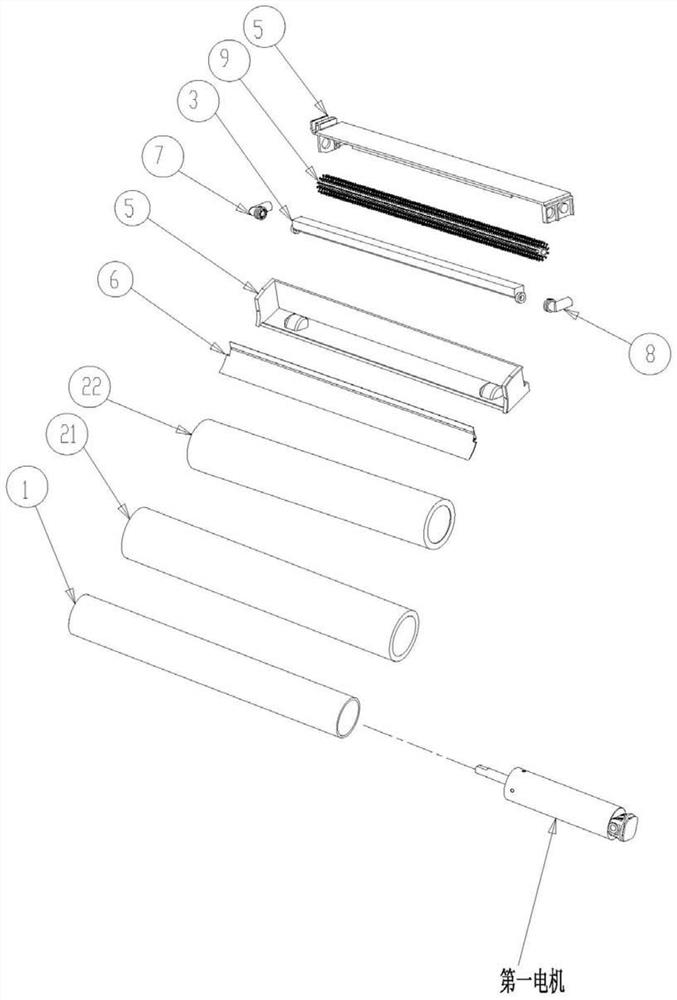 Roller assembly for cleaning and cleaner applying roller assembly