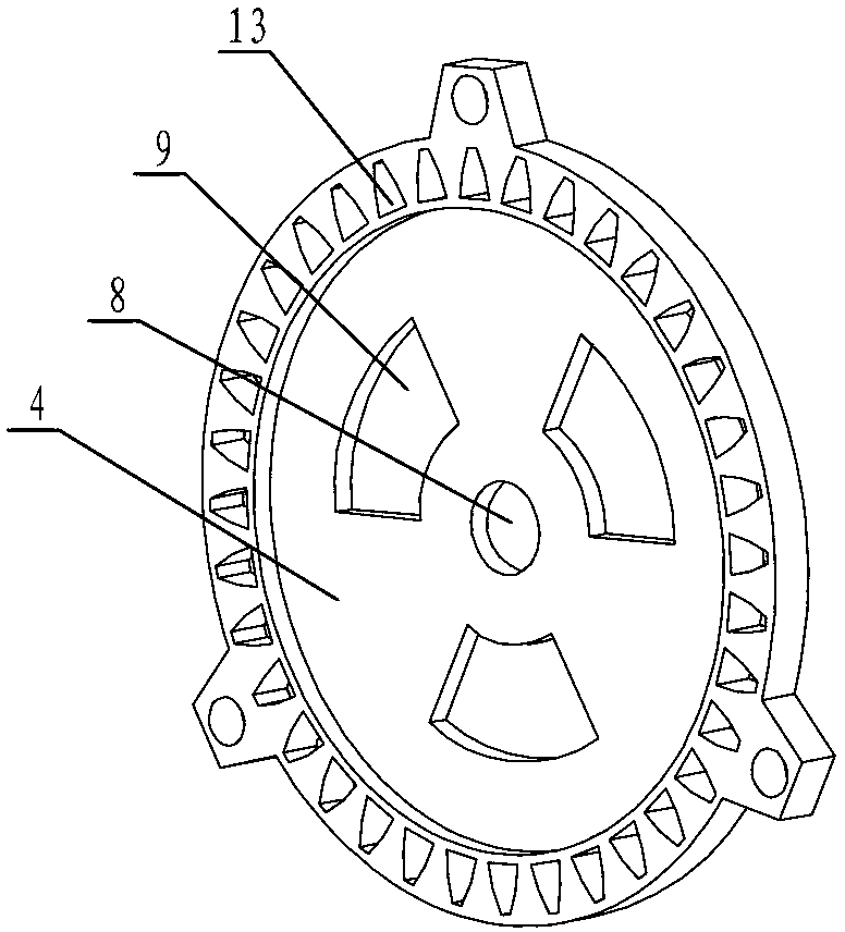 Multi-inner cavity U-shaped cooling system of motor