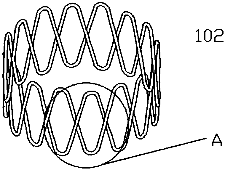 Drag sustained release stent