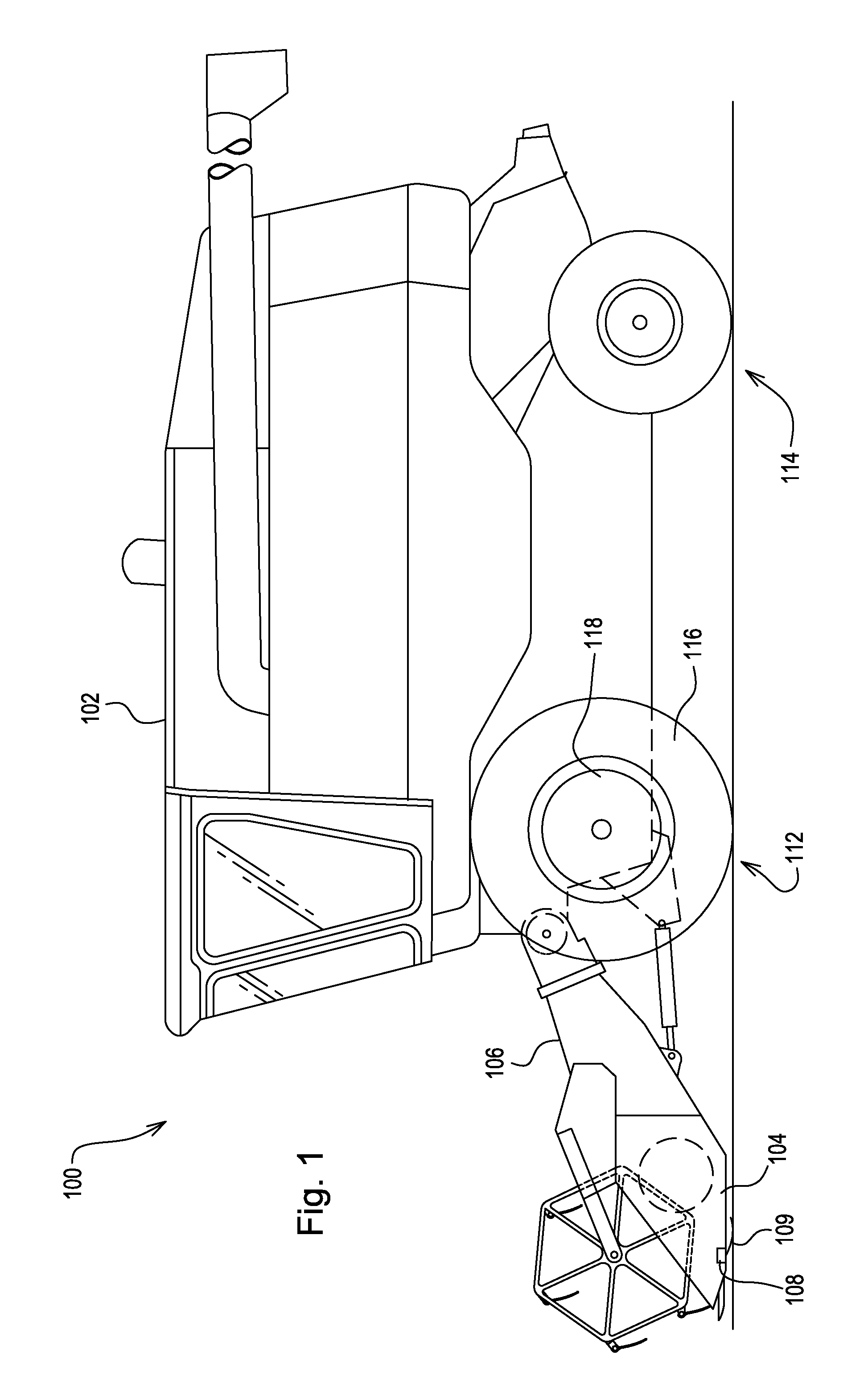 Header Height Control with Tire Flex Compensation