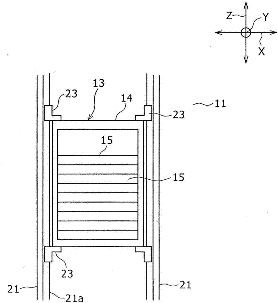 A counterweight transportation rail and a counterweight transportation method