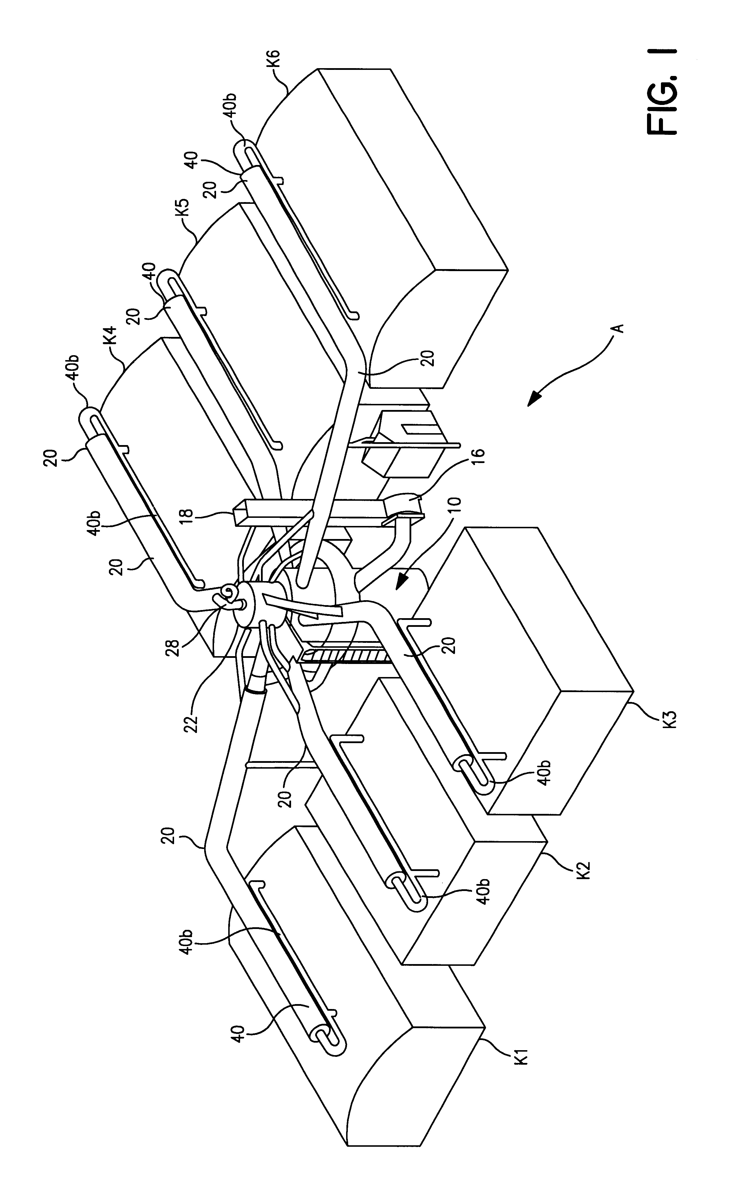 Gas combustor and combustor system for combustion of smoke, off gases and other emissions