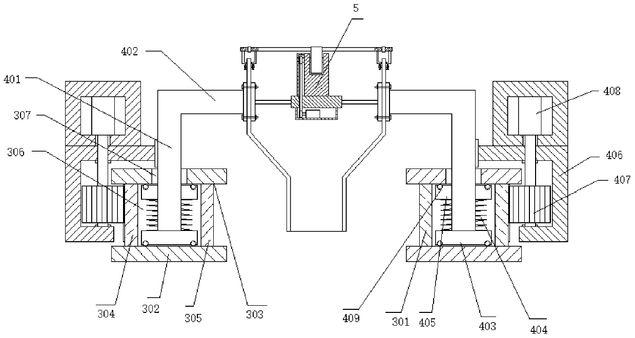 Tunnel slotting device