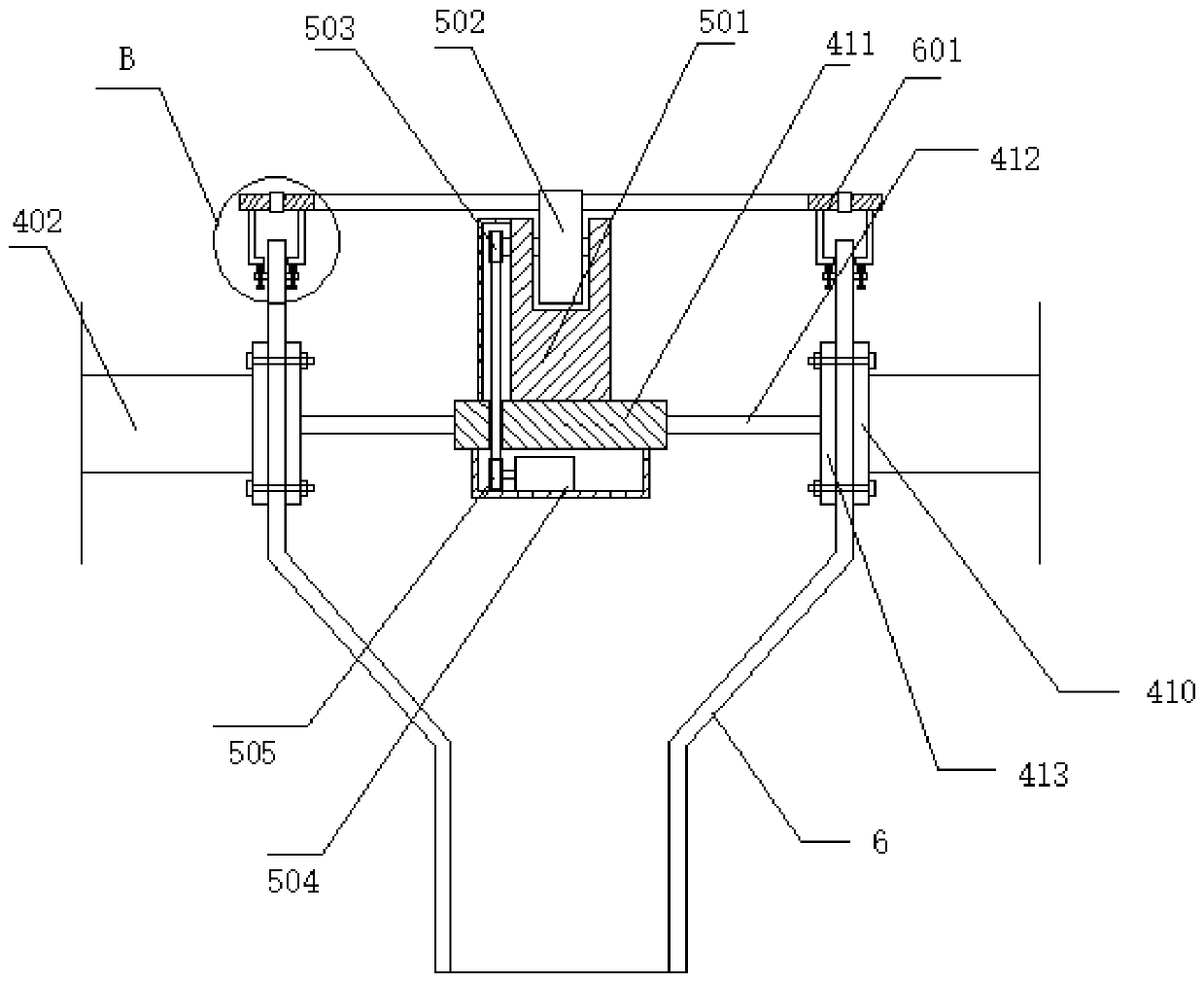 Tunnel slotting device