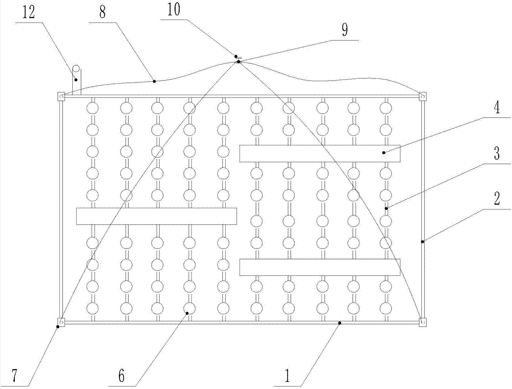 Aeration system and aeration method for sewage biochemical pools