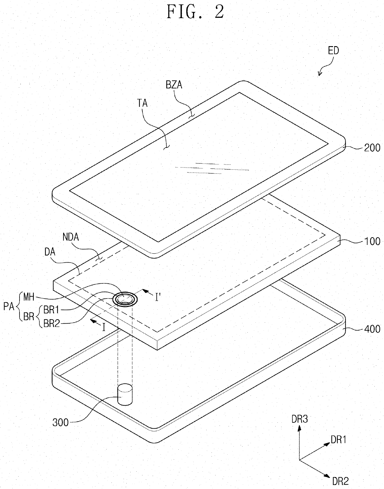 Display panel and electronic device including same