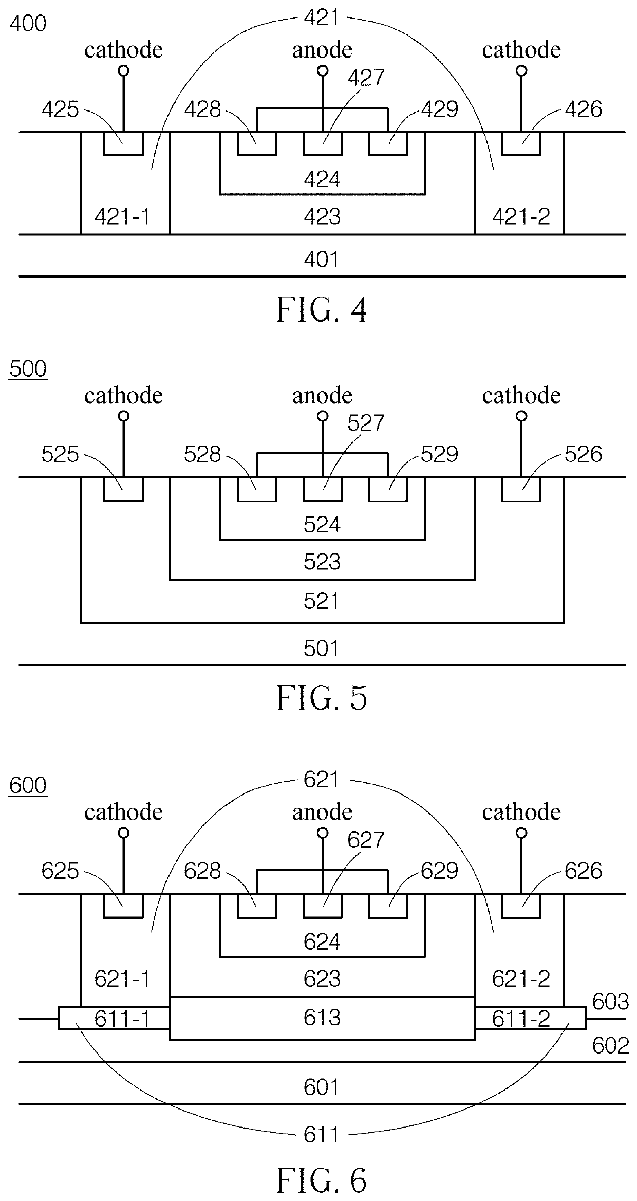 ESD protection device with low trigger voltage