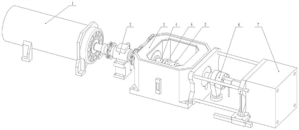 A test system and method for calculating the friction coefficient of inclined roller friction disc