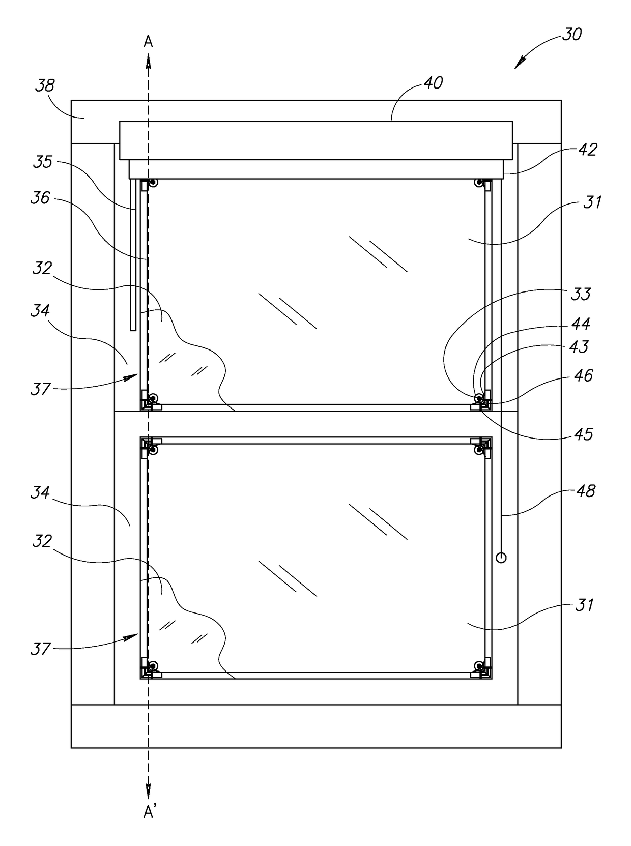 Frameless supplemental window for fenestration incorporating infiltration blockers