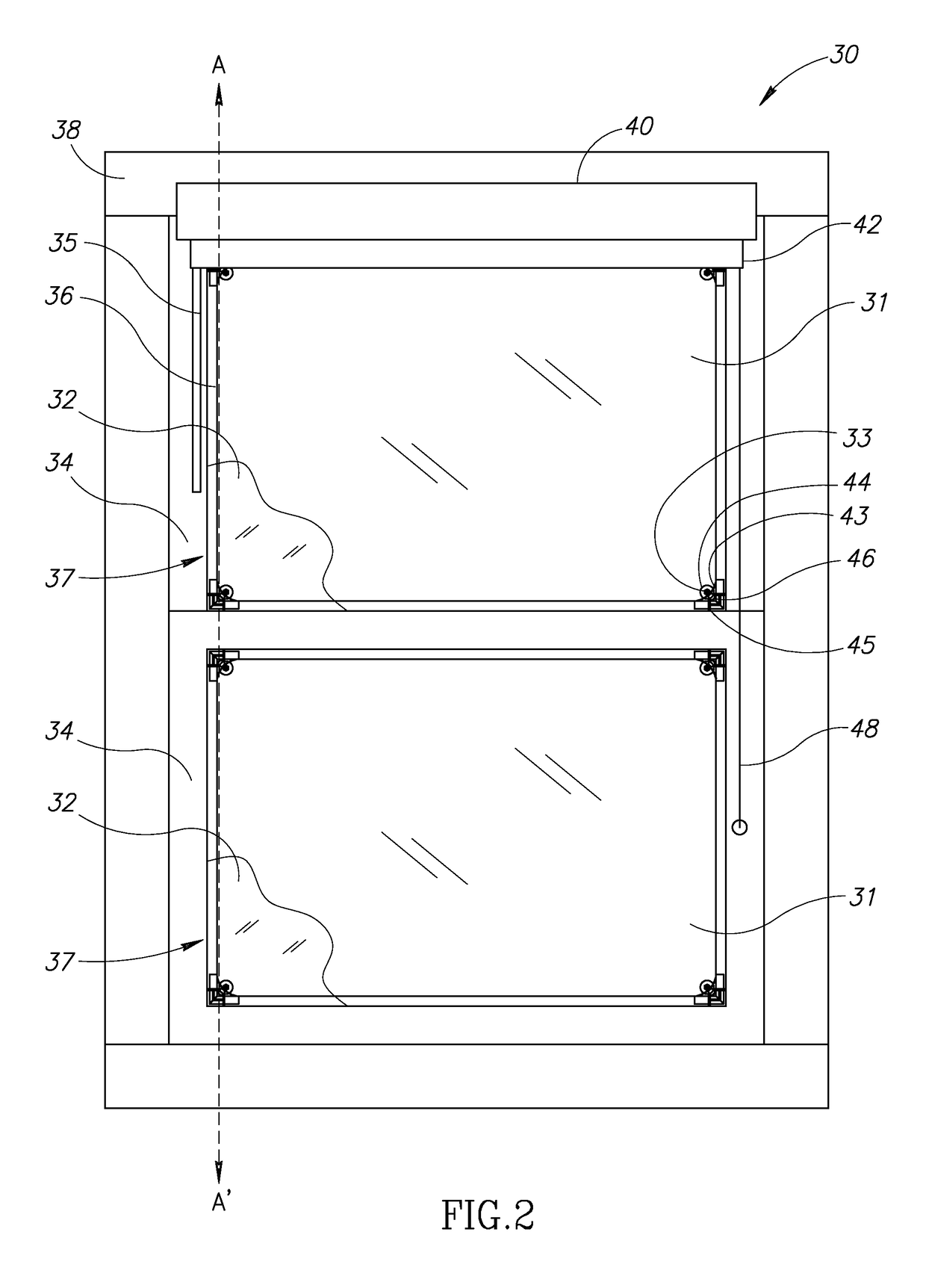 Frameless supplemental window for fenestration incorporating infiltration blockers