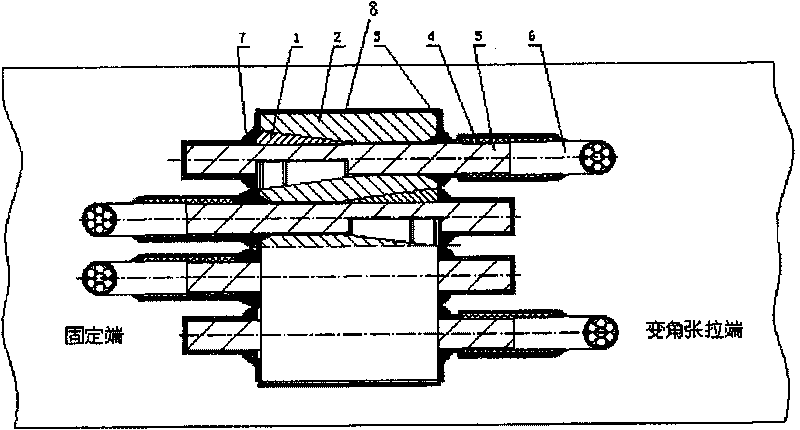 Protection method of prestressed concrete post-tensioning steel strand anchorage