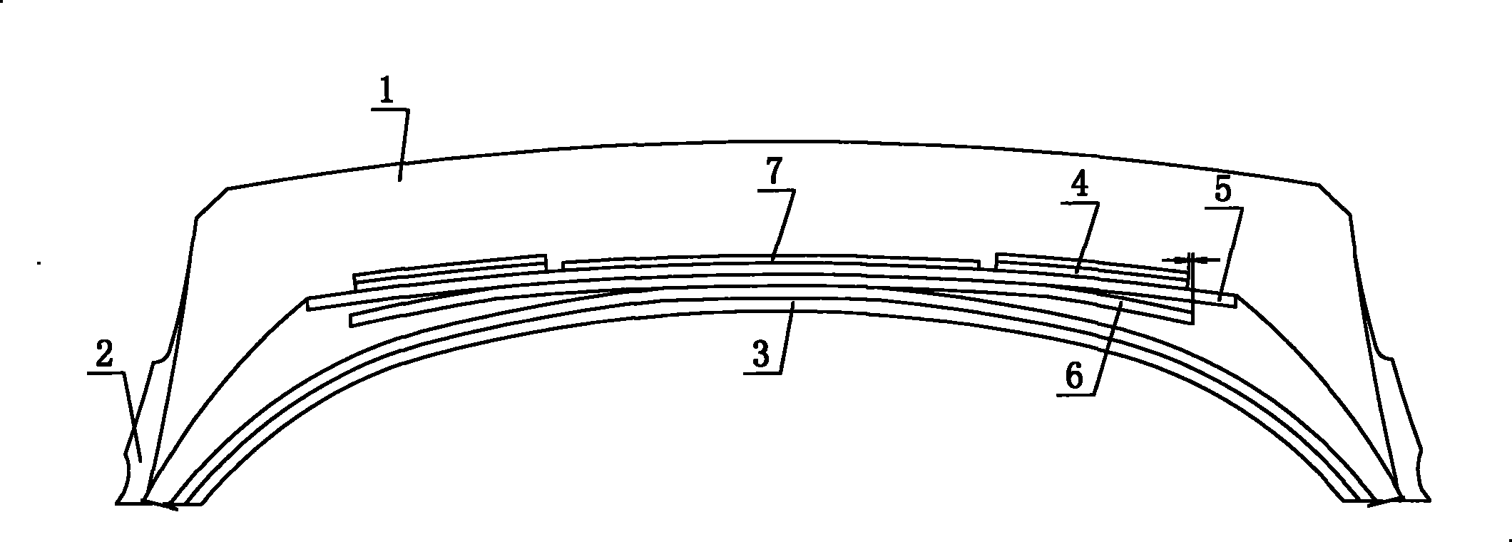 All-steel radial tire with zero degree undertread structure