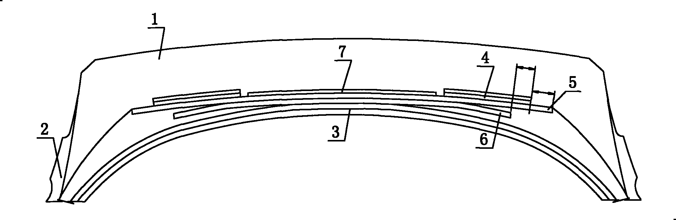 All-steel radial tire with zero degree undertread structure