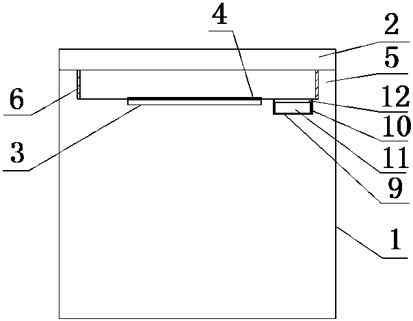 A ground color marking device for cables and its laying method