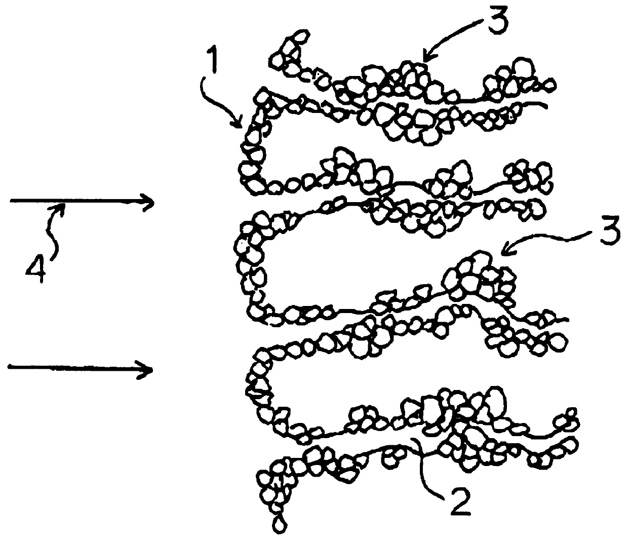 Method of preparing porous ceramics provided with amorphous pore surfaces