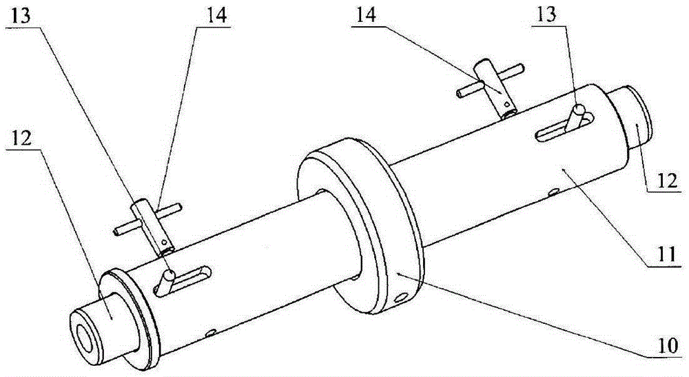 Mechanism and method for quickly positioning airplane components