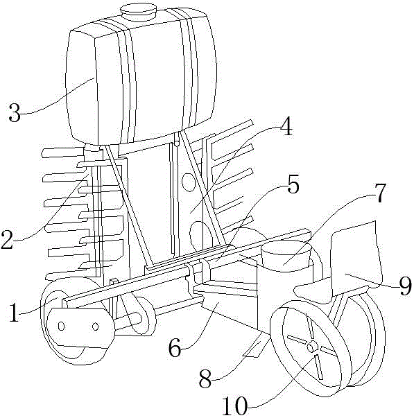 Novel agricultural watering sower