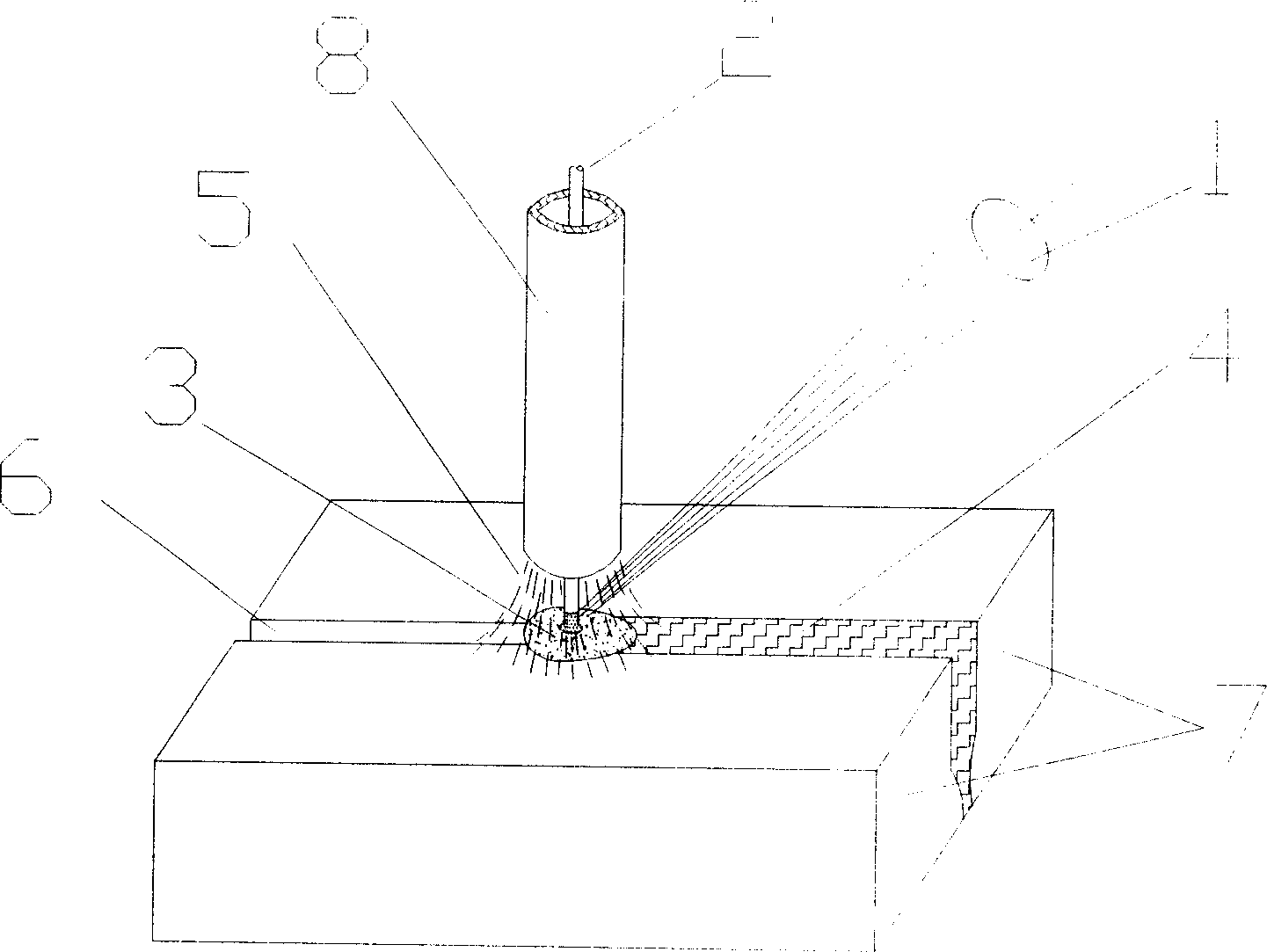 Welding wire filling method for laser welding to narrow gap of Al-alloy