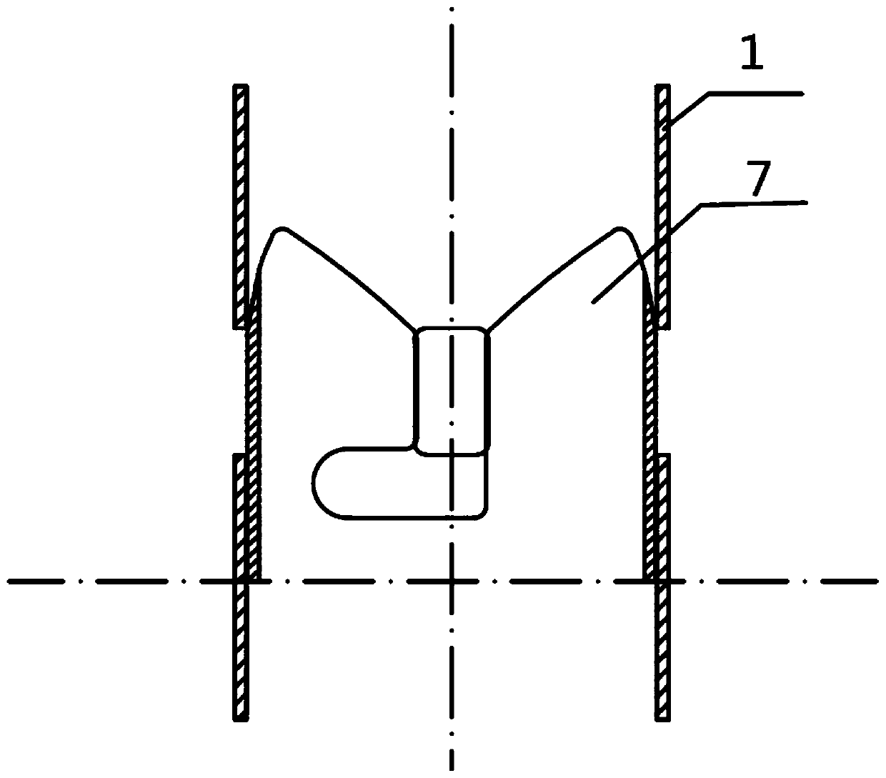 Precise positioning, gravel filling and water stop device for deep well