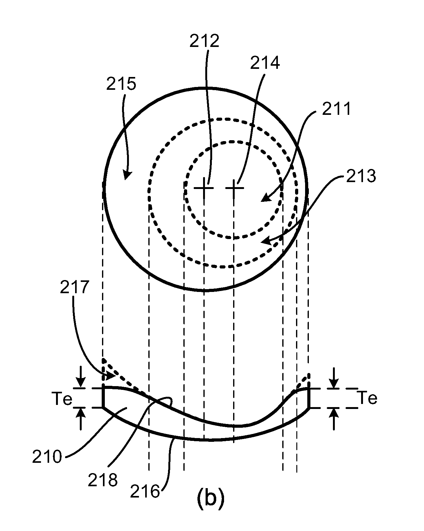 Prescription lens and method of making same