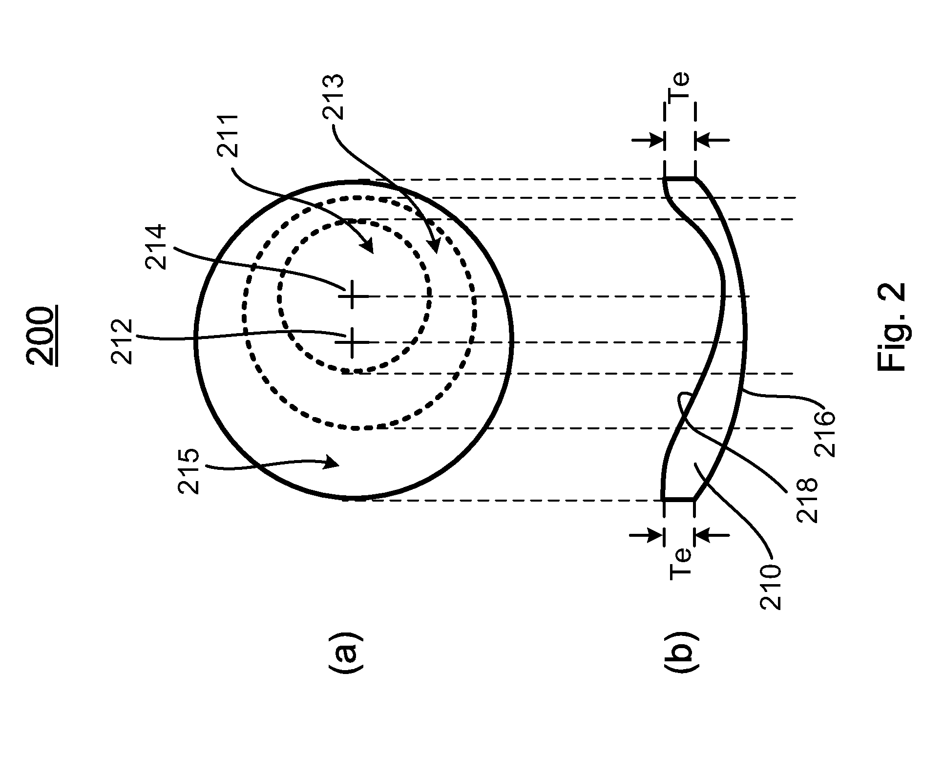 Prescription lens and method of making same