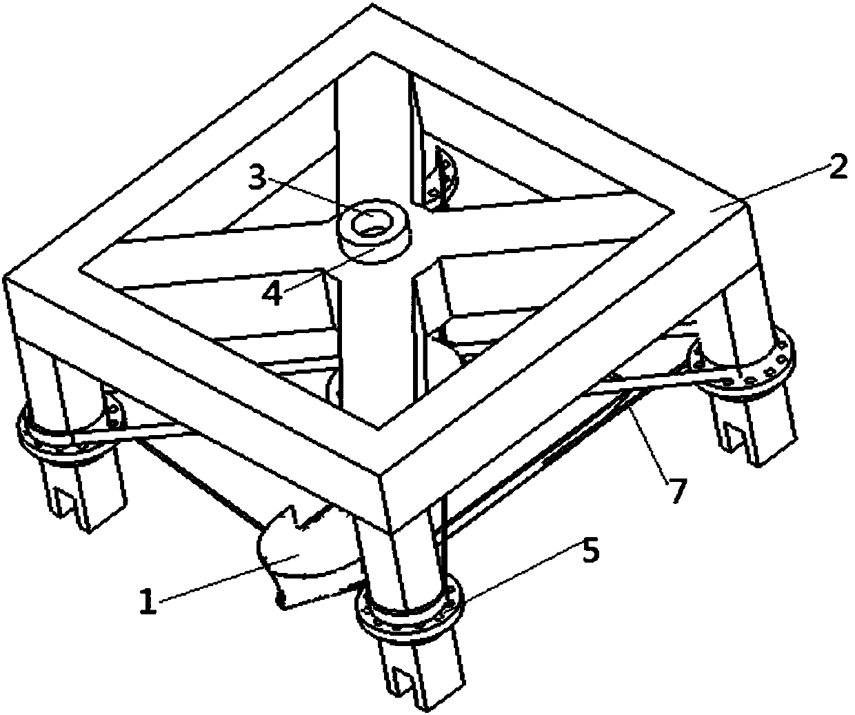 Intelligent measuring and controlling device for ship oscillation experiment