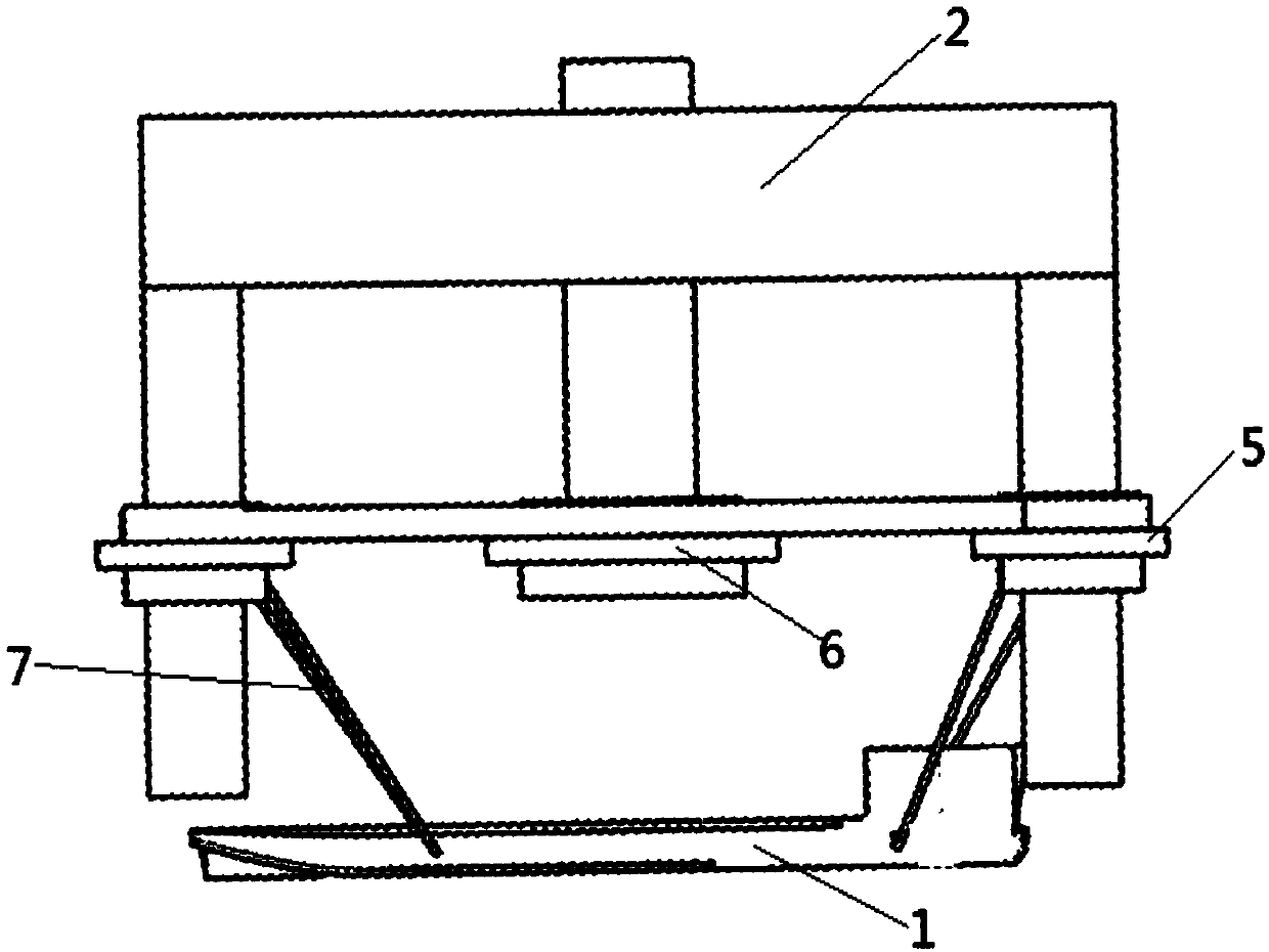 Intelligent measuring and controlling device for ship oscillation experiment