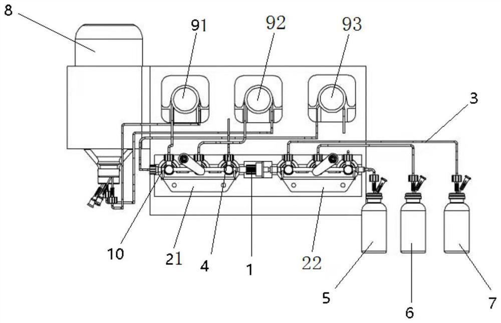 Automatic synthesis device and method of sodium fluoride [&lt; 18 &gt; F] injection