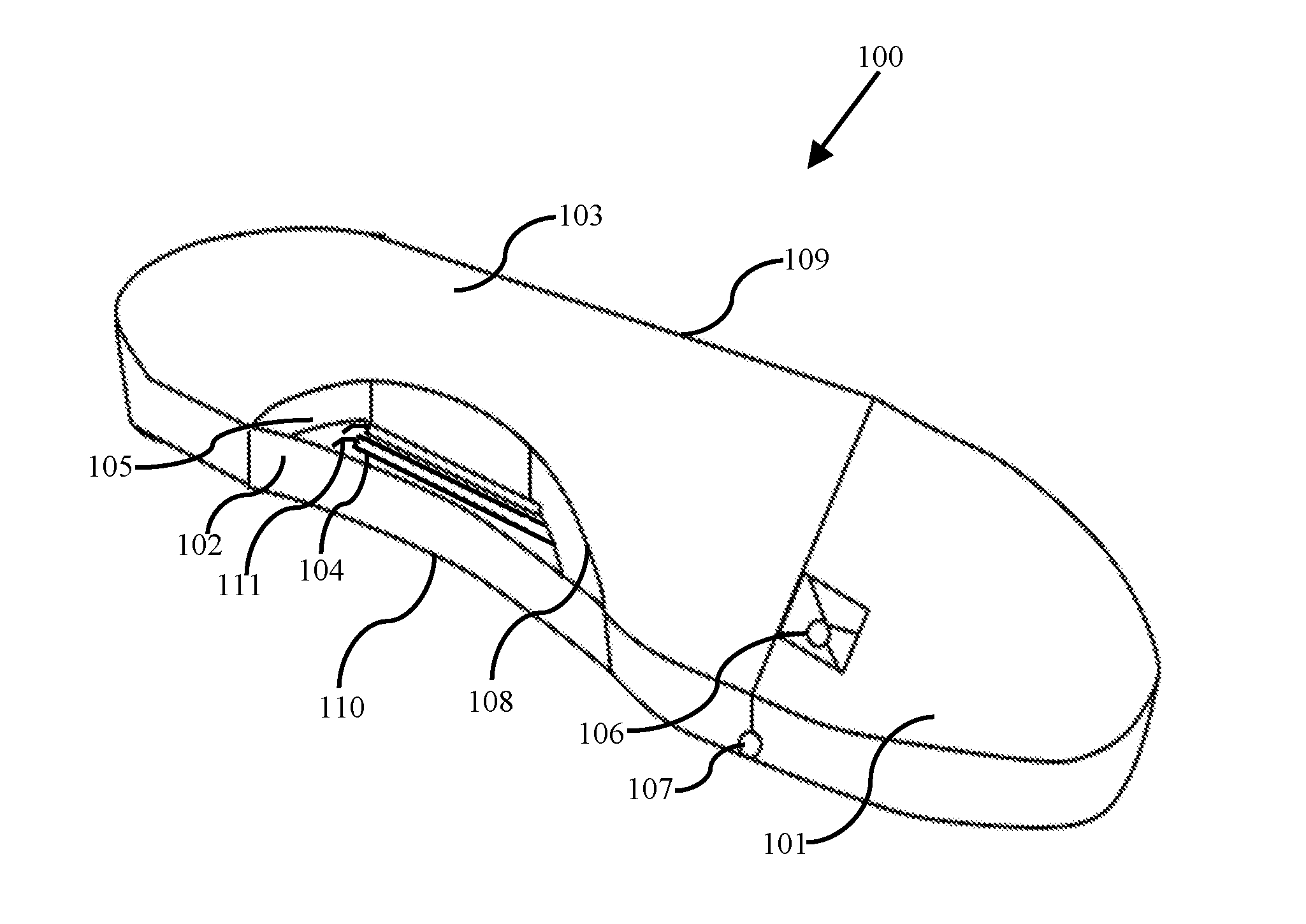 Orthopedic footwear with dynamic medial longitudinal arch support