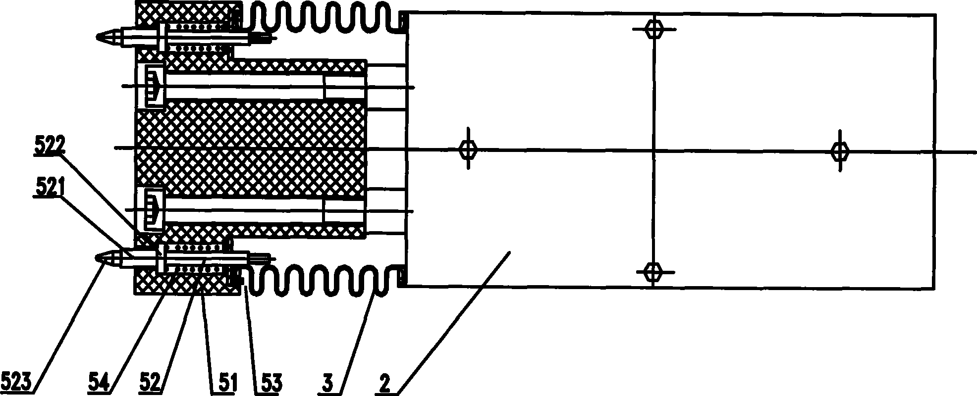 Self-adapting contact probe set of multiple-set measurement