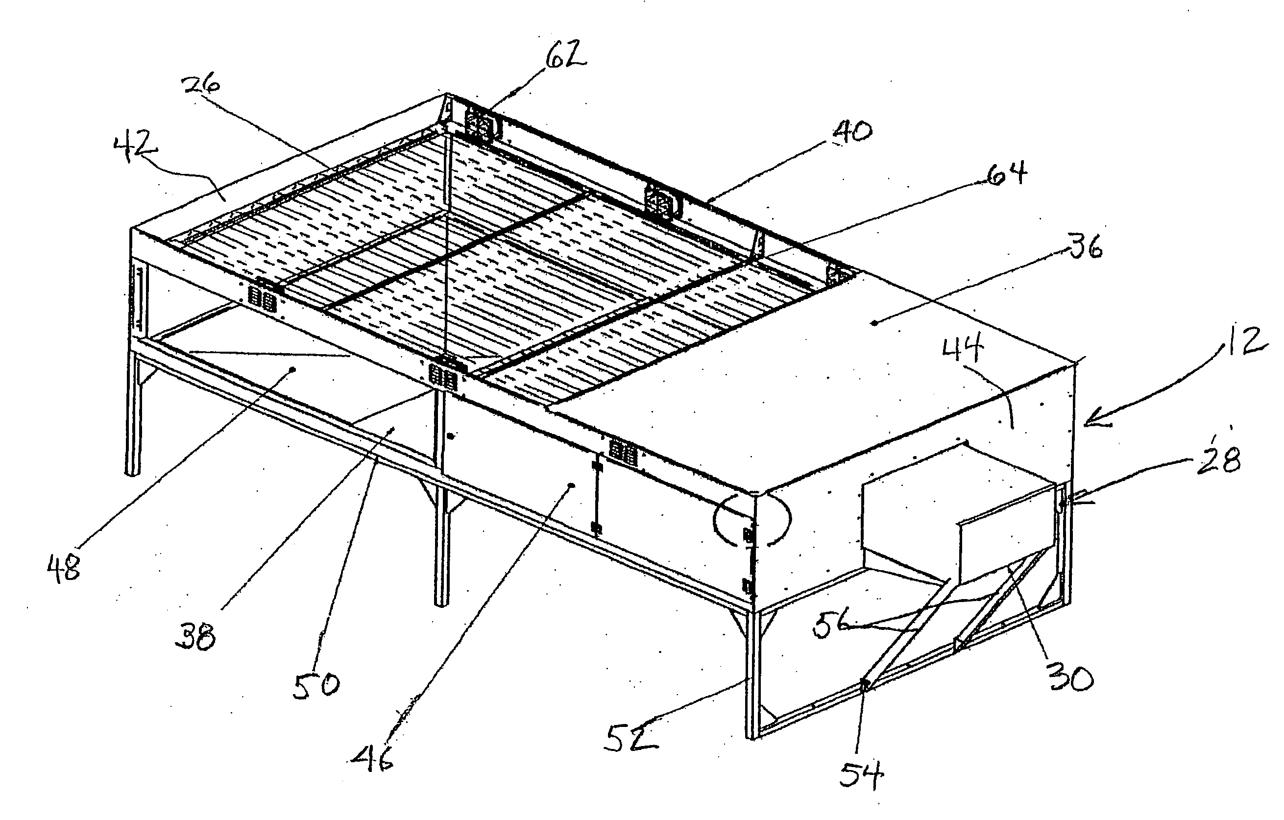 Controlled environment system and method for rapid propagation of seed potato stocks