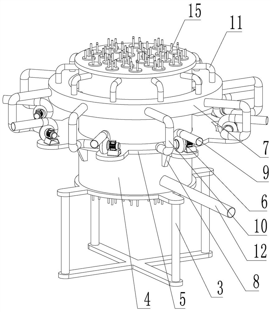 System and working method for improving coalbed methane production rate by mixing hot air proppant