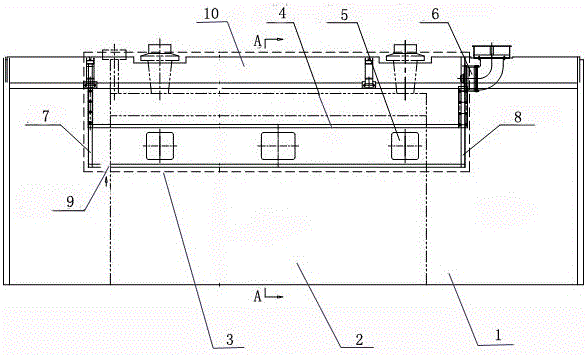 A closed structure for the power room of a dual-fuel locomotive