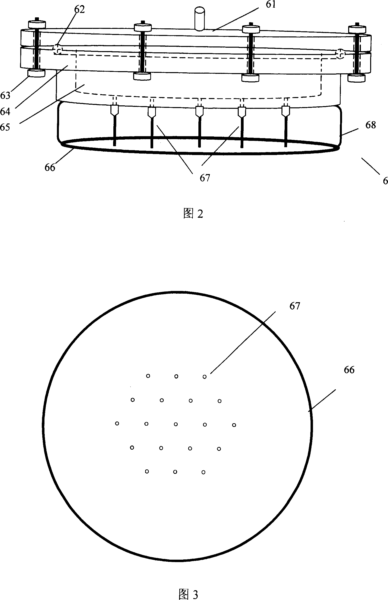 High-performance multineedle electrostatic spinning jet device