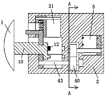 LED lamp capable of being firmly locked