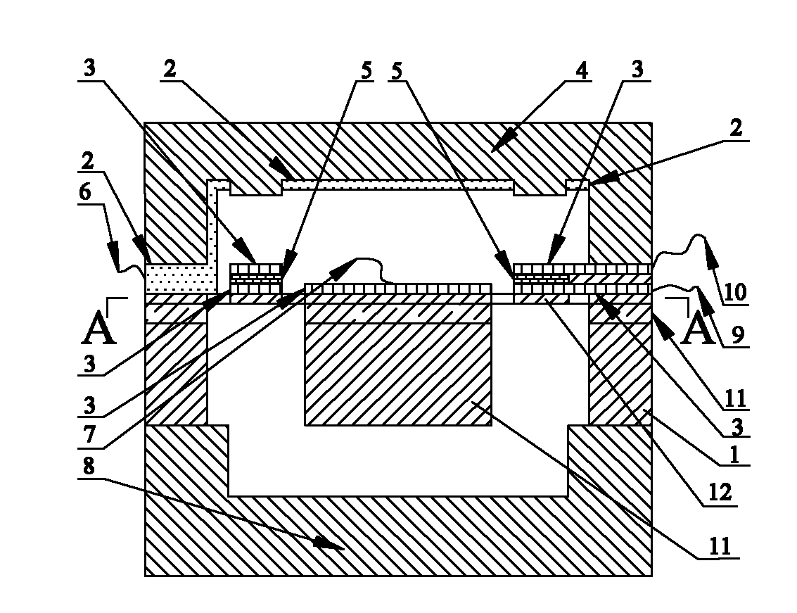 Piezoelectric-static compound micro machine vibration energy collector and manufacture method thereof