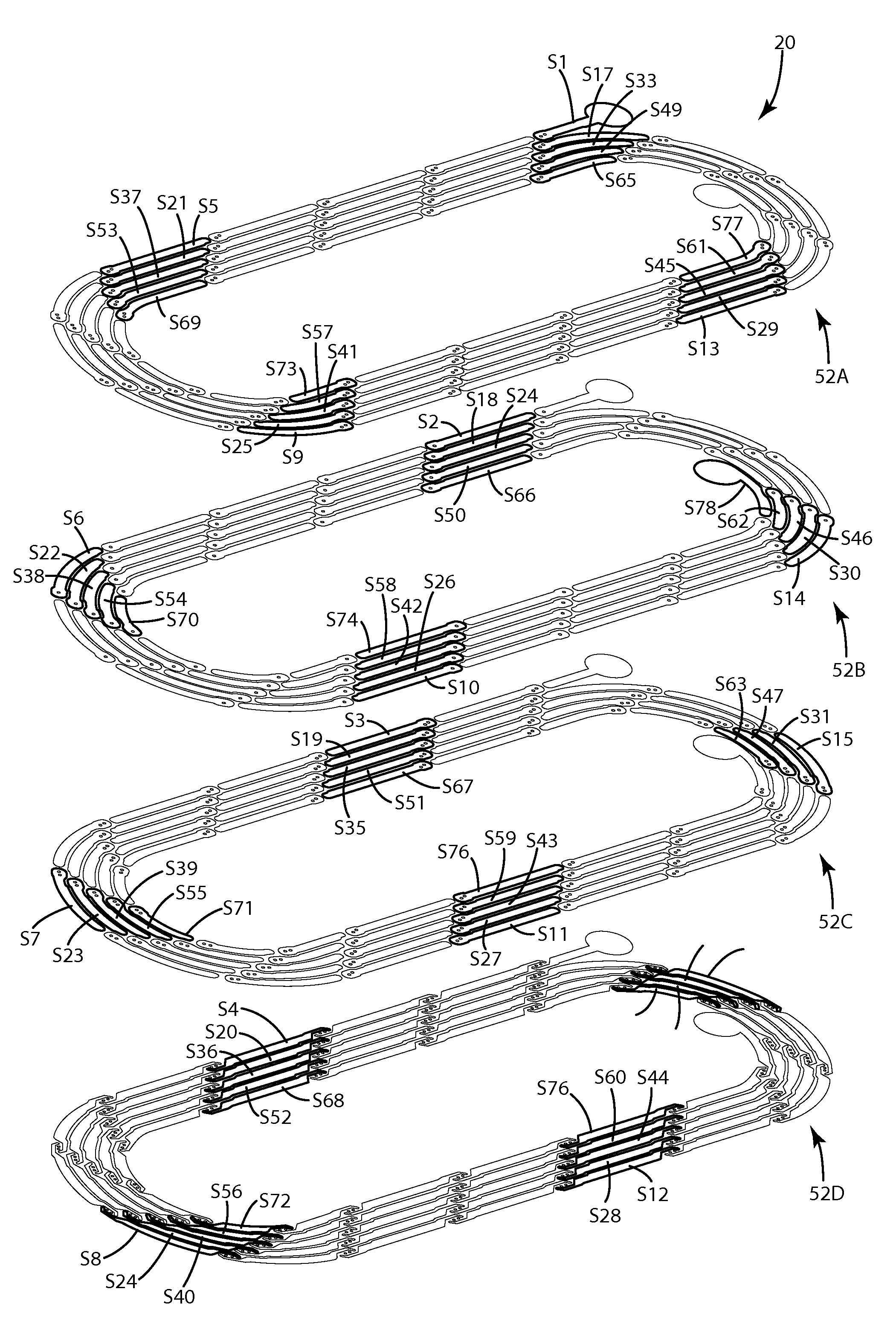 Printed circuit board coil