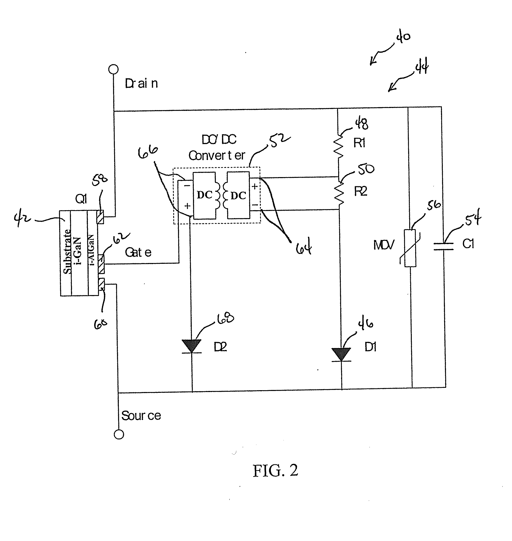 Self-powered DC solid state circuit breakers