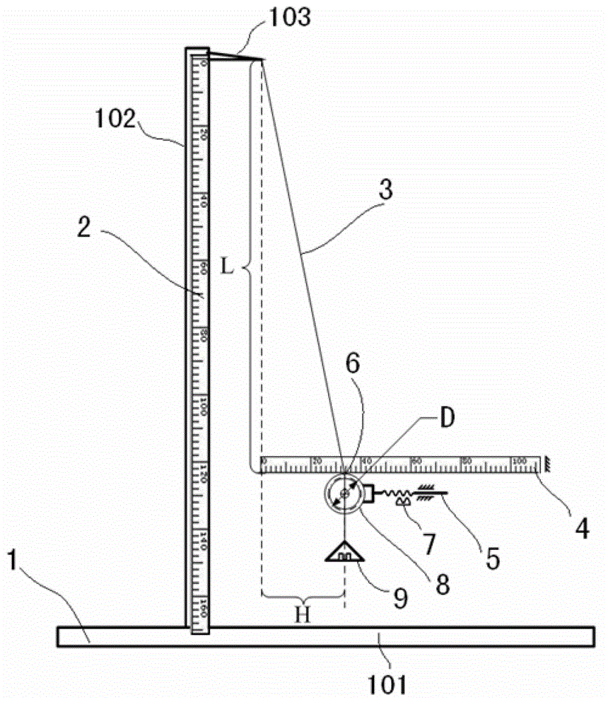 A micro force measuring device