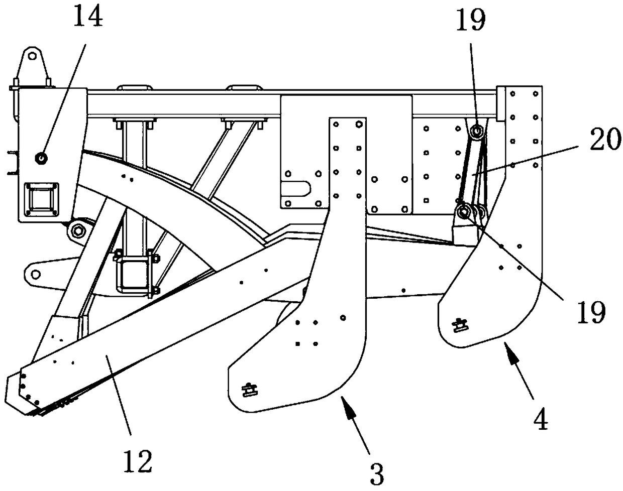 Machine capable of simultaneously laying anti-seepage and anti-evaporation films on soil bottom layer and surface layer