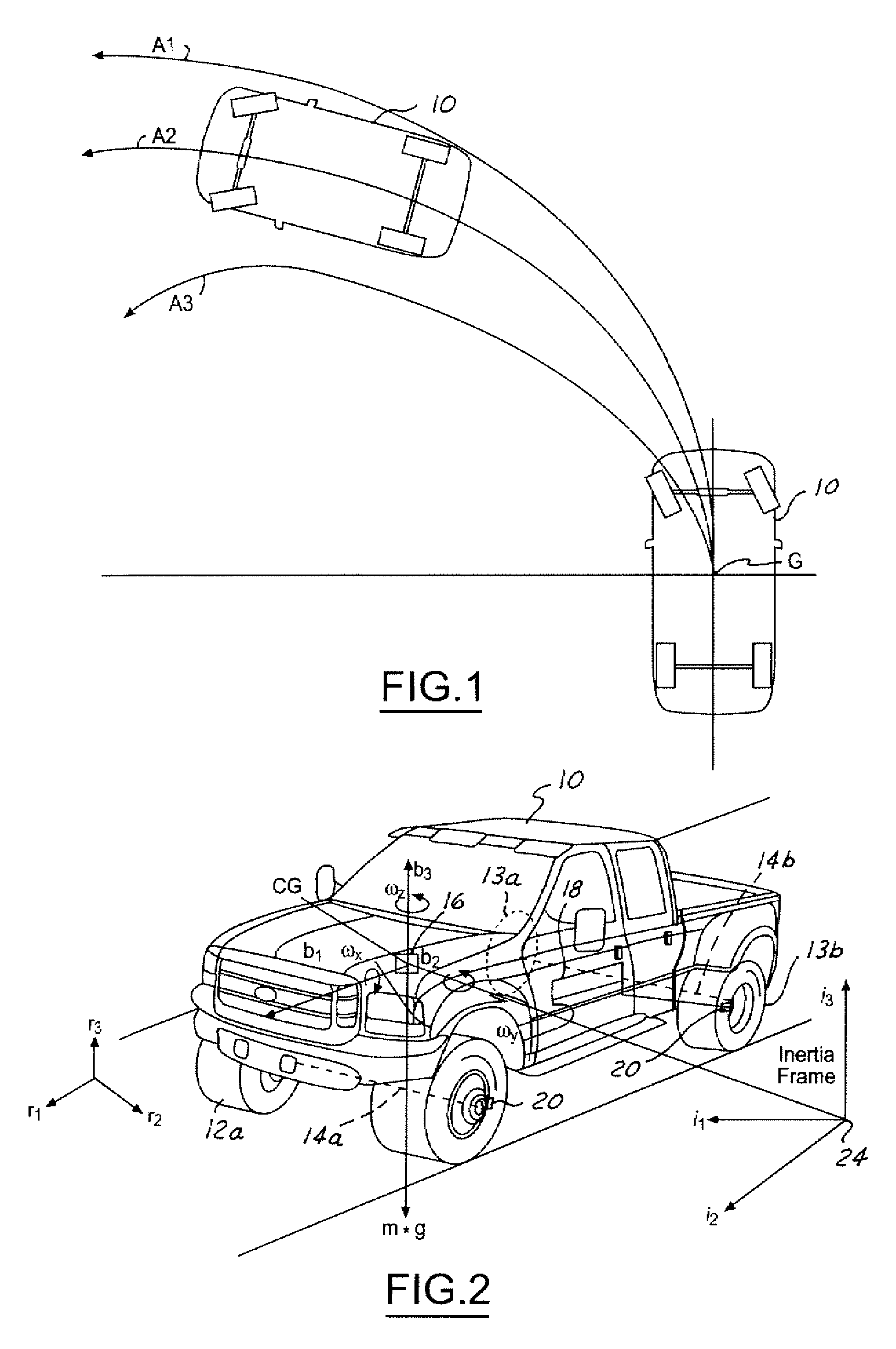 Method and apparatus for maintaining a trailer in a straight position relative to the vehicle