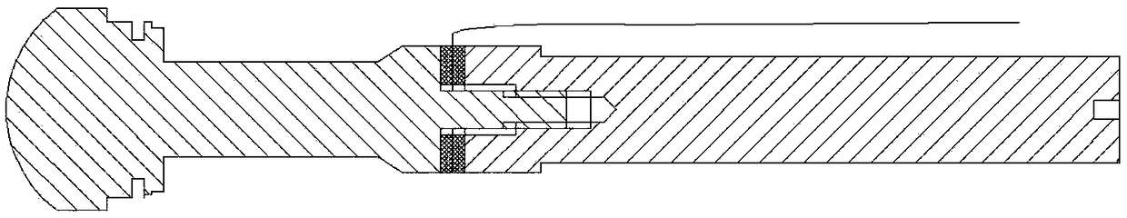 Vibrating-type material level switch suitable for flammable and explosive environment with high temperature and high pressure